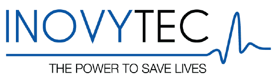 Logo for INOVYTEC with tagline: The Power to Save Lives