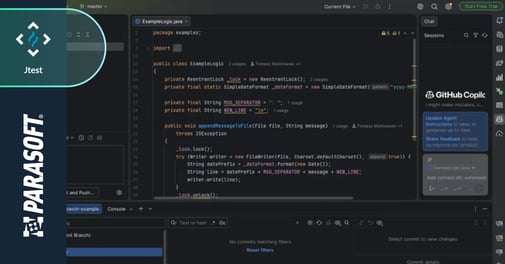 Screenshot of Parasoft Jtest