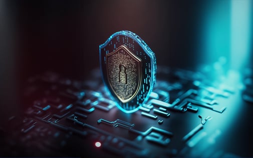 Security Badge depicting Safety and Security
