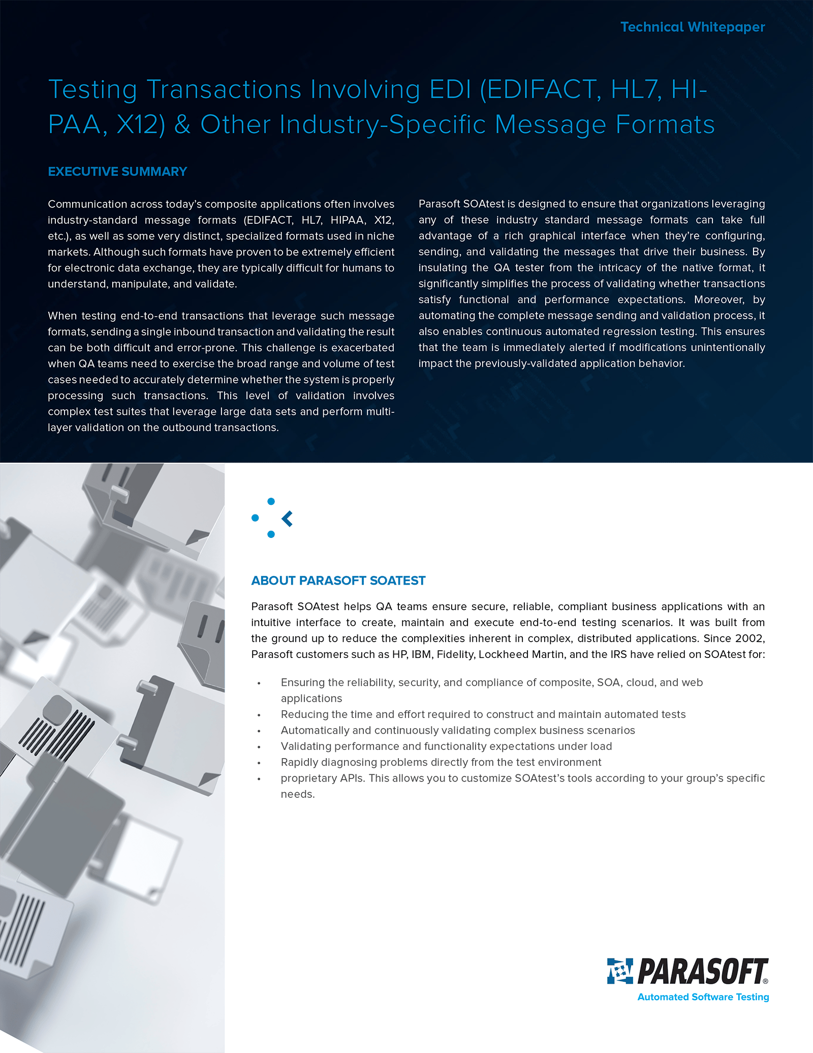 Testing EDI Messages During Functional and Load Testing whitepaper cover image