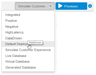 Screenshot of preset settings in SOAtest