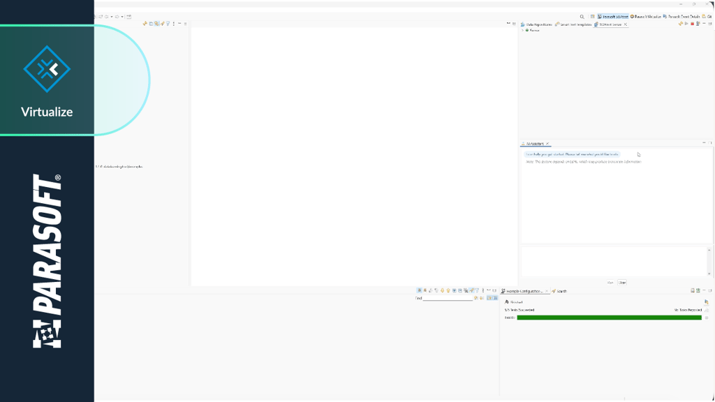 Screenshot of SOAtest and Virtualize