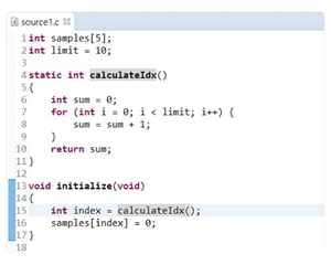 Example source code.