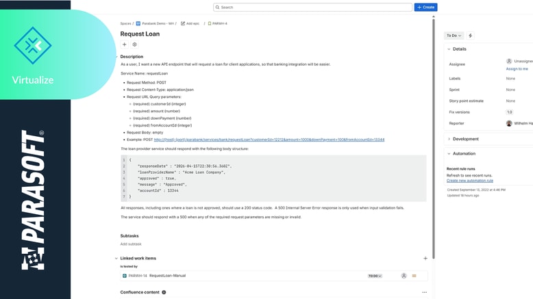 Screenshot of SOAtest and Virtualize