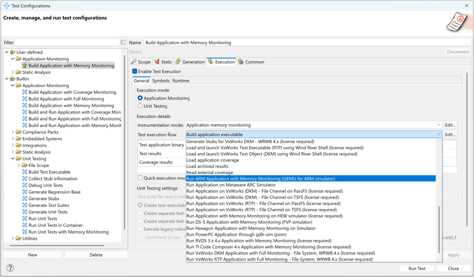 Screenshot of Parasoft C/C++test product tour