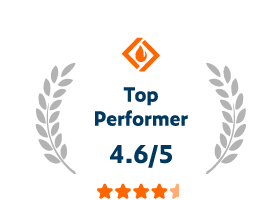 Top Performer Badge depicting 4.6/5