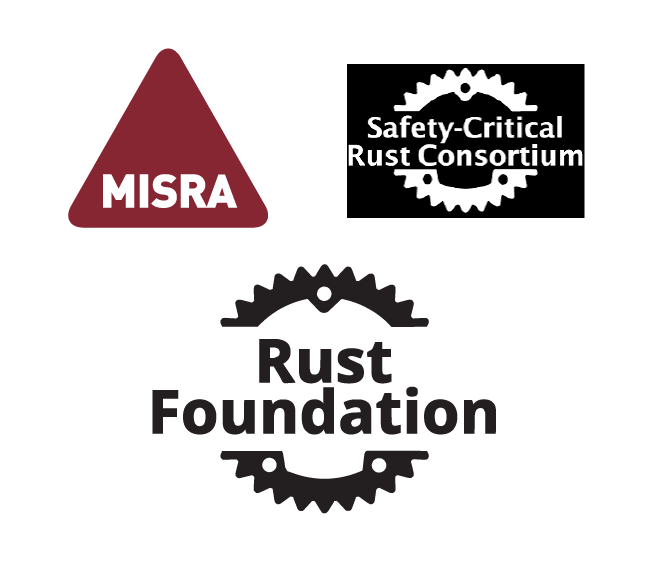 Rust Foundation, Safety-Critical Rust Consortium, and MISRA