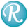 Round circle with a big R